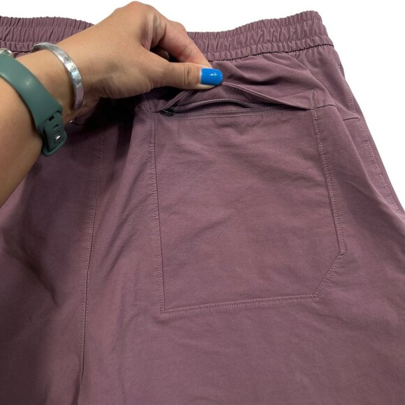 Lululemon Men's Zeroed In Linerless Shorts Purple Drawstring Waist Size Medium - Picture 6 of 8
